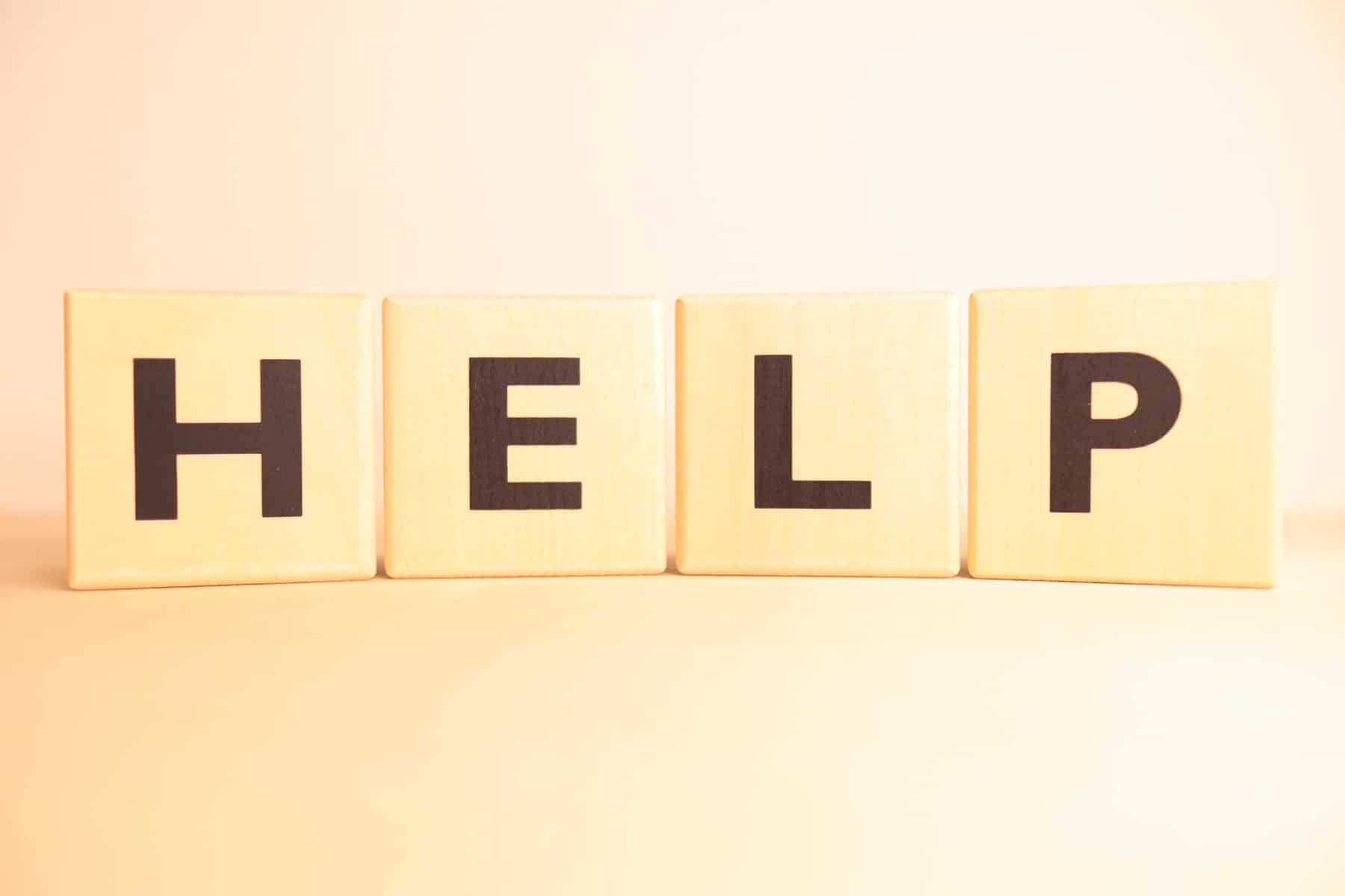 「HELP（ヘルプ）」のイメージ画像／フリー素材