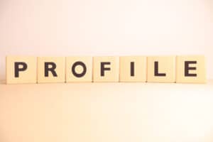 「プロフィール(PROFILE)」のイメージ画像(素材)