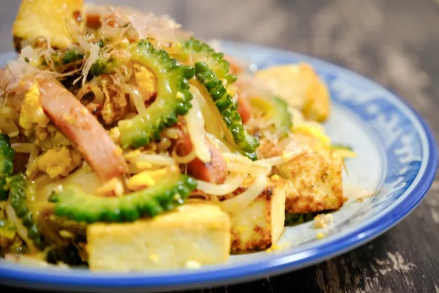 島豆腐のゴーヤチャンプルー