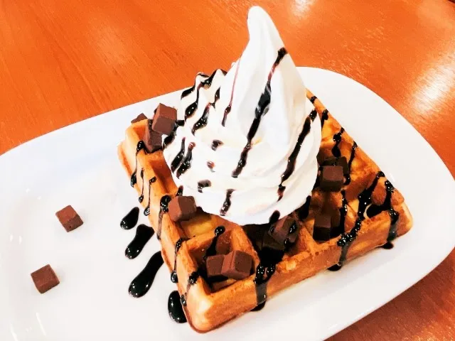チョコレートワッフルアイス