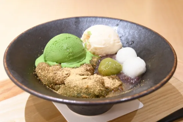 白玉抹茶アイス