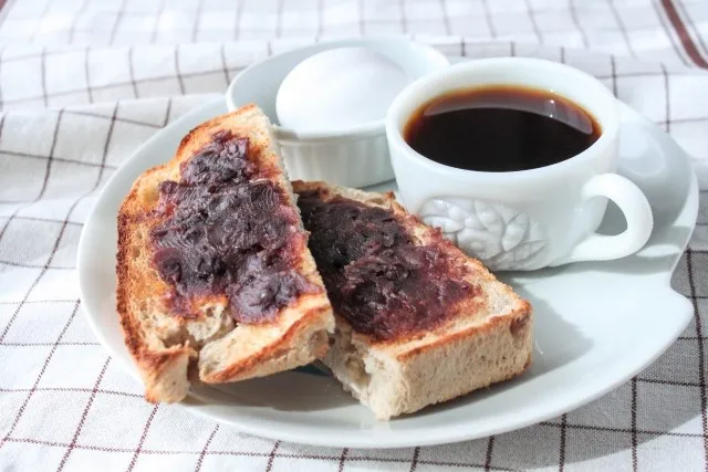 小倉あんトースト