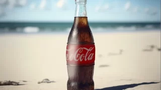 瓶のコカコーラ