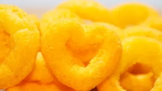 ハート型のスナック菓子