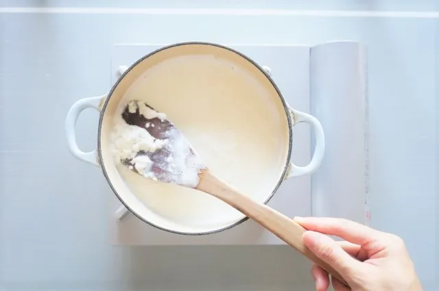 レンネットでカッテージチーズ作り