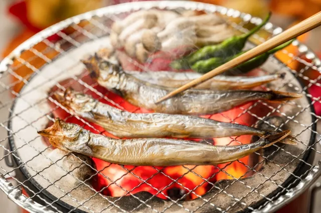 炭火焼きのししゃも