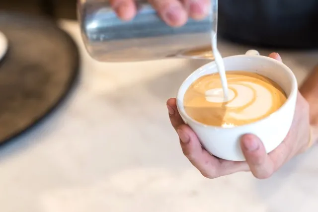 コーヒーとミルク